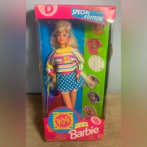 Vintage 1994 POG Fun Barbie Doll Special Edition
